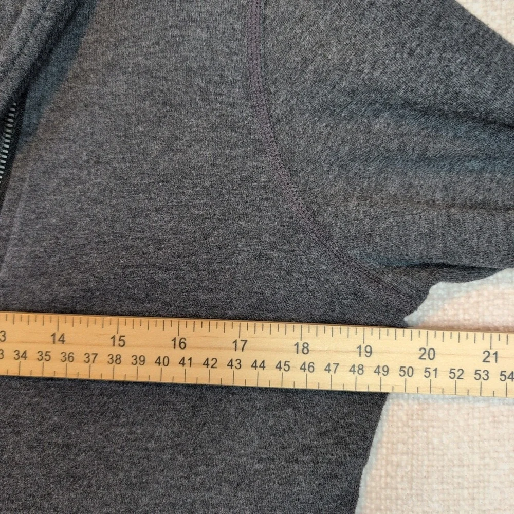 Athleta Om to Home Tunic Dress Women's Md Gray Casual Athleisure Lounge Cotton